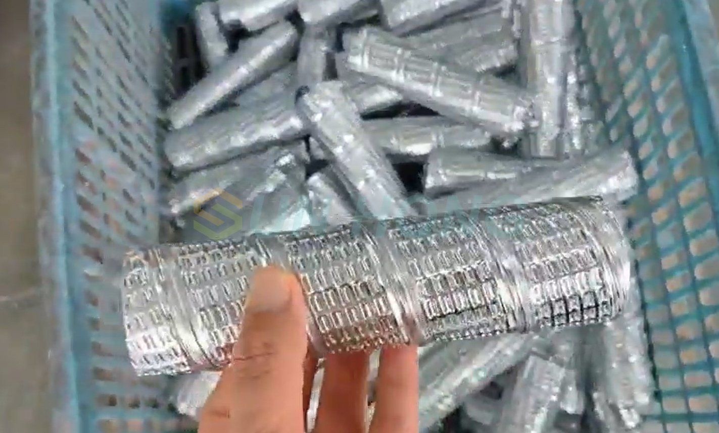 double use spiral center tube making machine